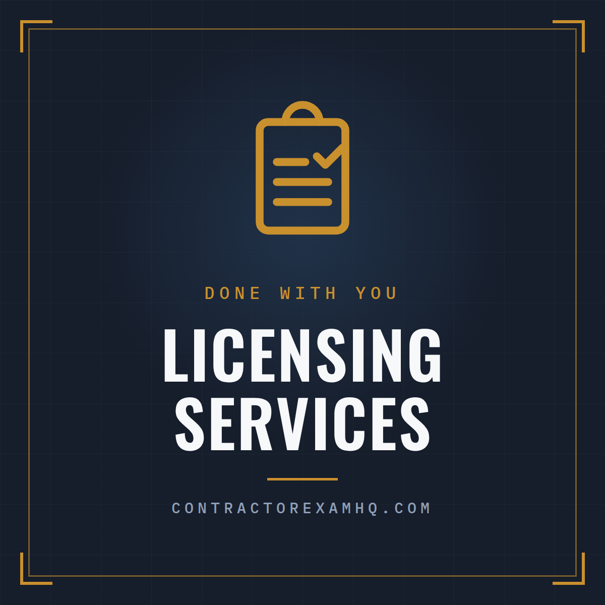 Florida contractor licensing services, done-with-you application help from ContractorExamHQ