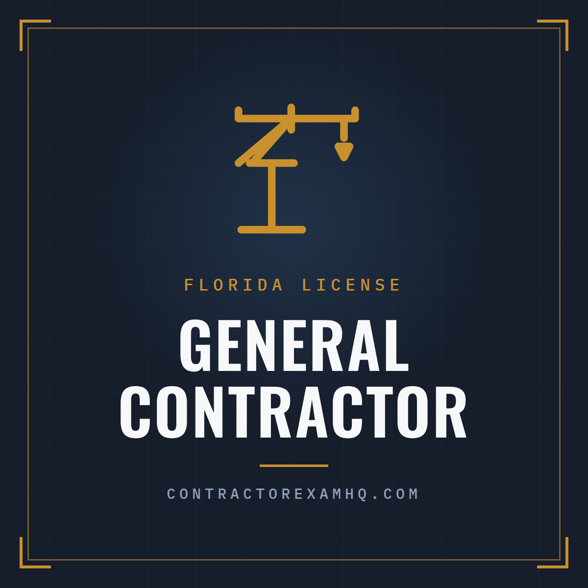 Florida General Contractor license collection, tabbed reference book sets, courses, and services from ContractorExamHQ