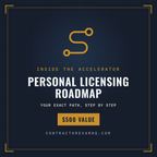 Inside The License Accelerator, personal licensing roadmap, 500 dollar value