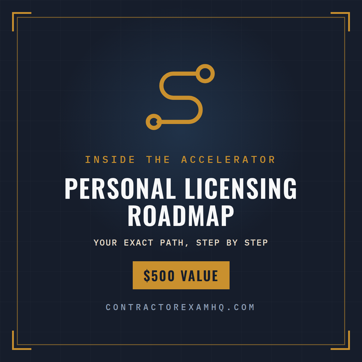 Inside The License Accelerator, personal licensing roadmap, 500 dollar value