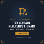 Inside The License Accelerator, exam-ready reference library, tabbed and highlighted, current approved edition at time of order, ships in 48 hours, 2000 dollar value