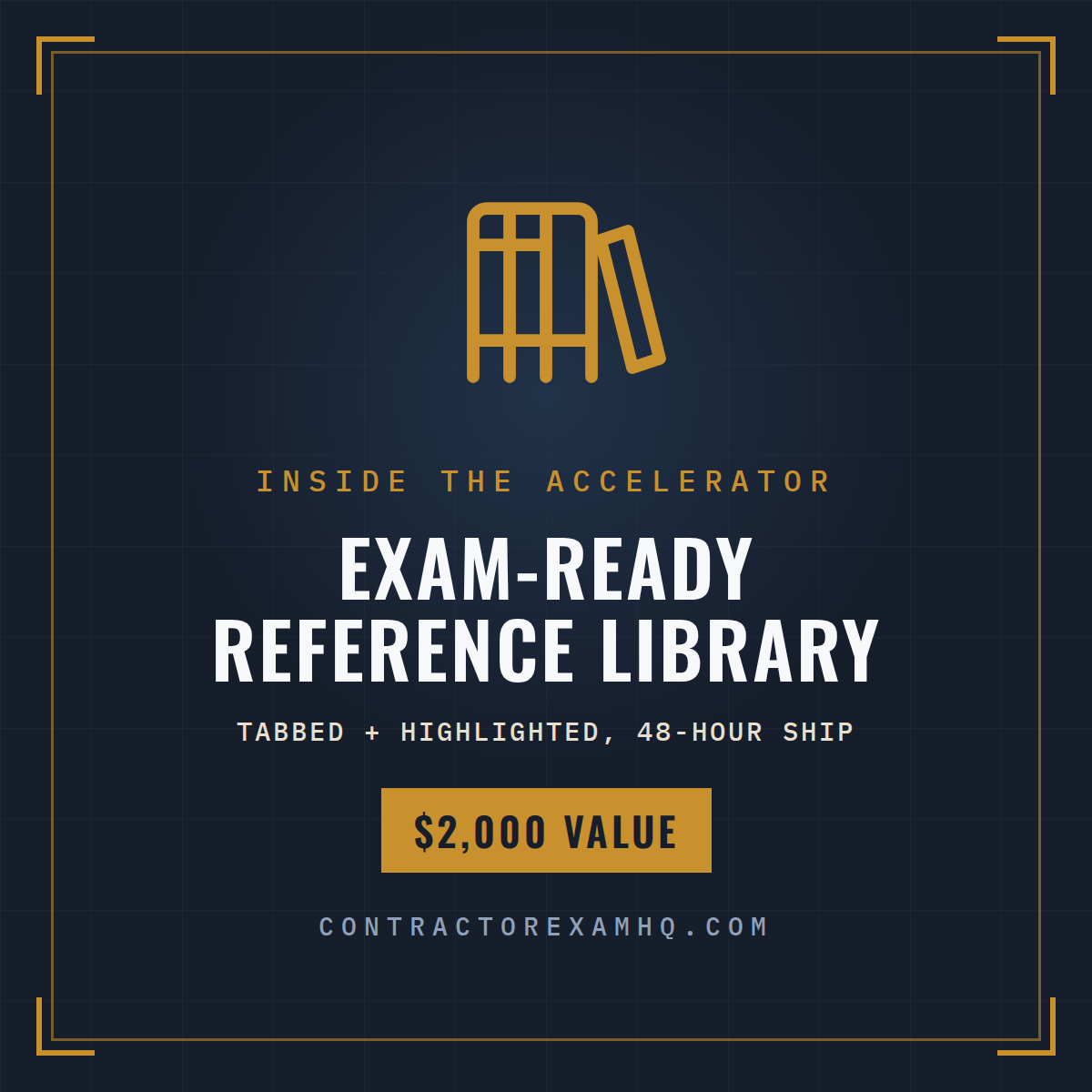 Inside The License Accelerator, exam-ready reference library, tabbed and highlighted, current approved edition at time of order, ships in 48 hours, 2000 dollar value