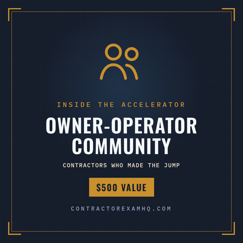 Inside The License Accelerator, owner-operator community, 500 dollar value