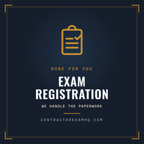 Florida contractor exam registration service, done for you, from ContractorExamHQ