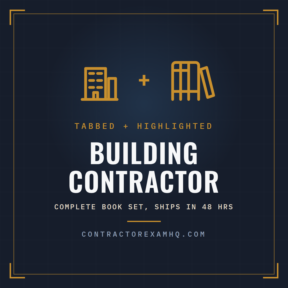 Florida Building Contractor complete book set, tabbed and highlighted, current approved edition at time of order, ships in 48 hours
