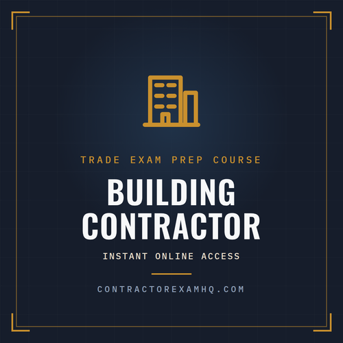 Florida Building Contractor trade exam prep course with instant online access