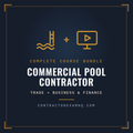 Florida Commercial Pool Contractor complete exam prep course bundle, trade plus business and finance, instant online access