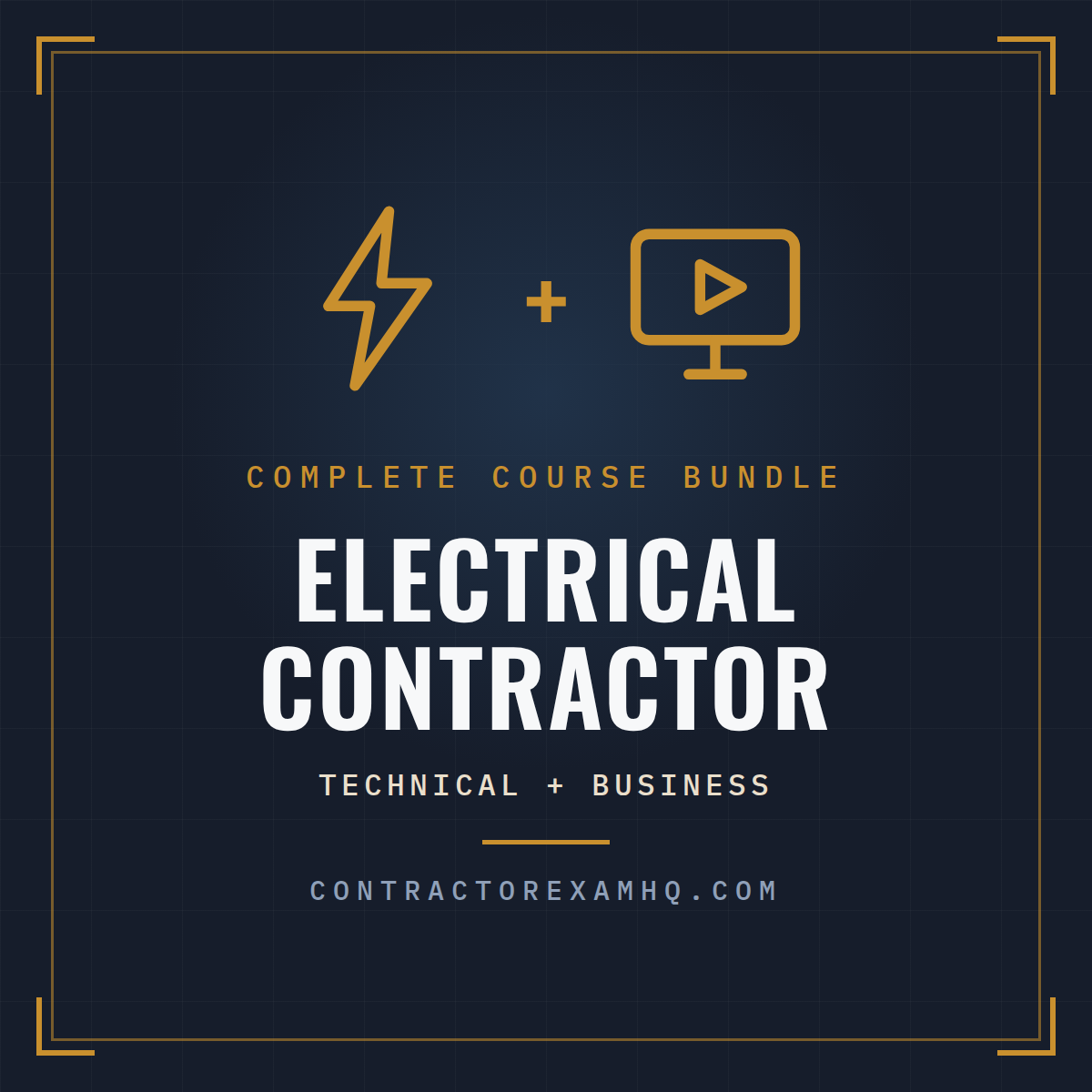 Florida Electrical Contractor complete exam prep course bundle, technical plus business, instant online access