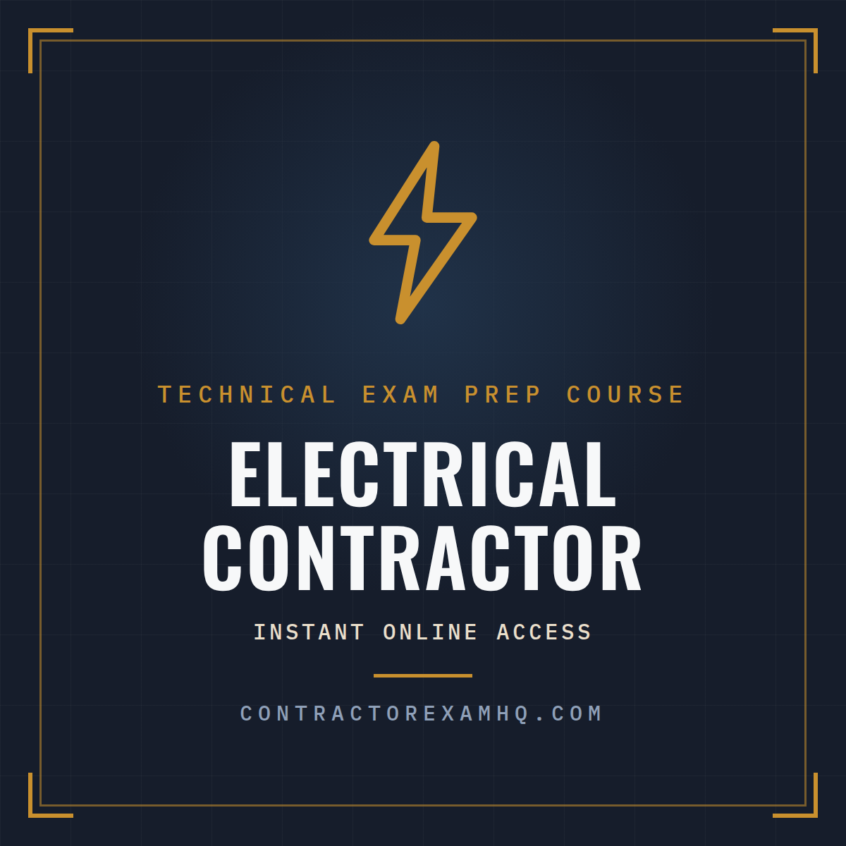 Florida Electrical Contractor technical exam prep course with instant online access