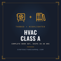 Florida HVAC Class A complete book set, tabbed and highlighted, current approved edition at time of order, ships in 48 hours