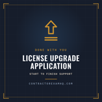 Florida contractor license upgrade application service, done with you, from ContractorExamHQ
