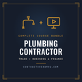 Florida Plumbing Contractor complete exam prep course bundle, trade plus business and finance, instant online access