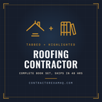 Florida Roofing Contractor complete book set, tabbed and highlighted, current approved edition at time of order, ships in 48 hours